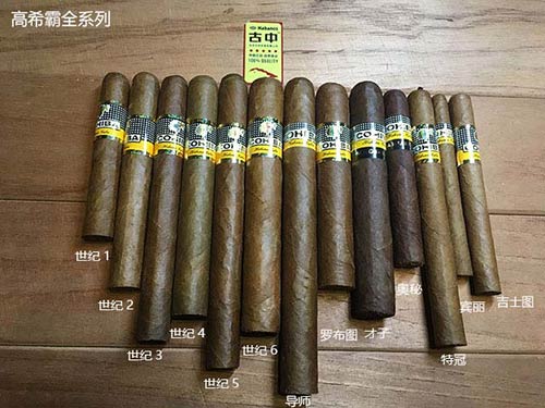 高希霸全系列 Cohiba 